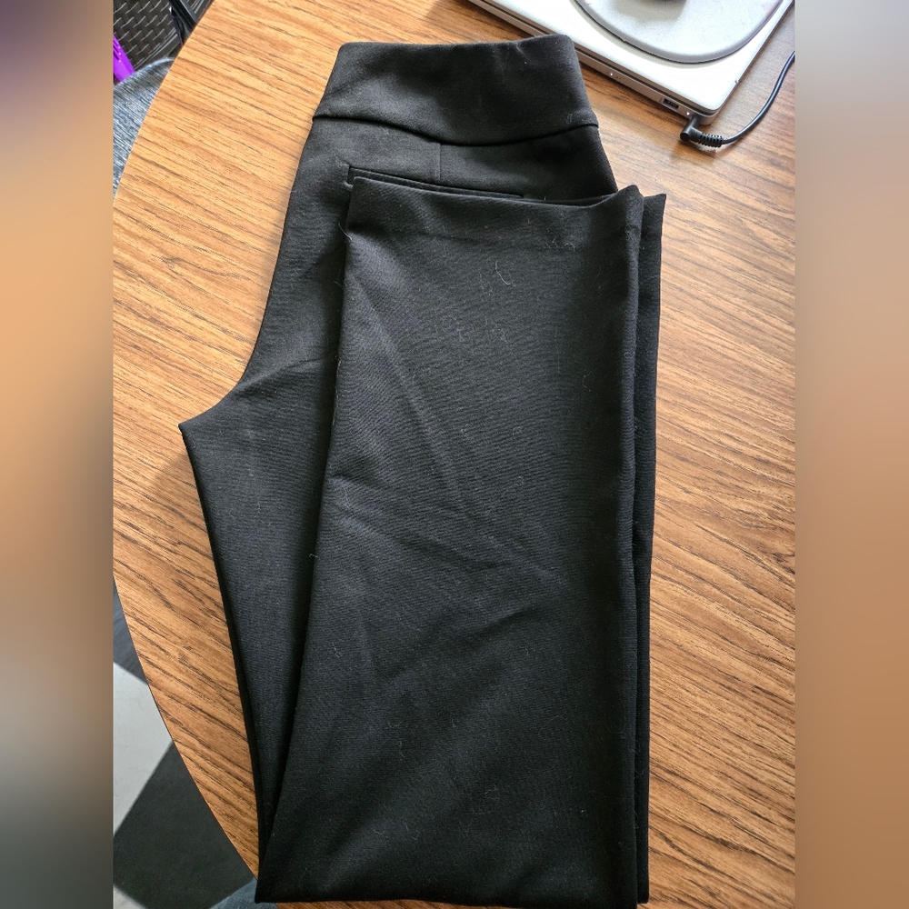 New York & Company Black Ponte Leggings